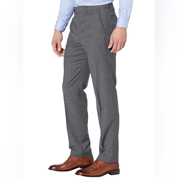 Lauren Ralph Lauren Classic Fit UltraFlex Pant Edgewood Gray Sharkskin 36/30 NEW - Picture 4 of 7